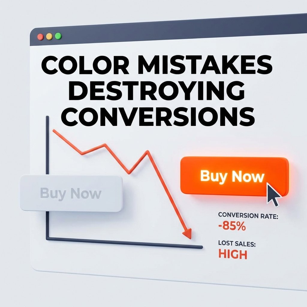 Conversion Rate Optimization - Good vs Bad Color Contrast